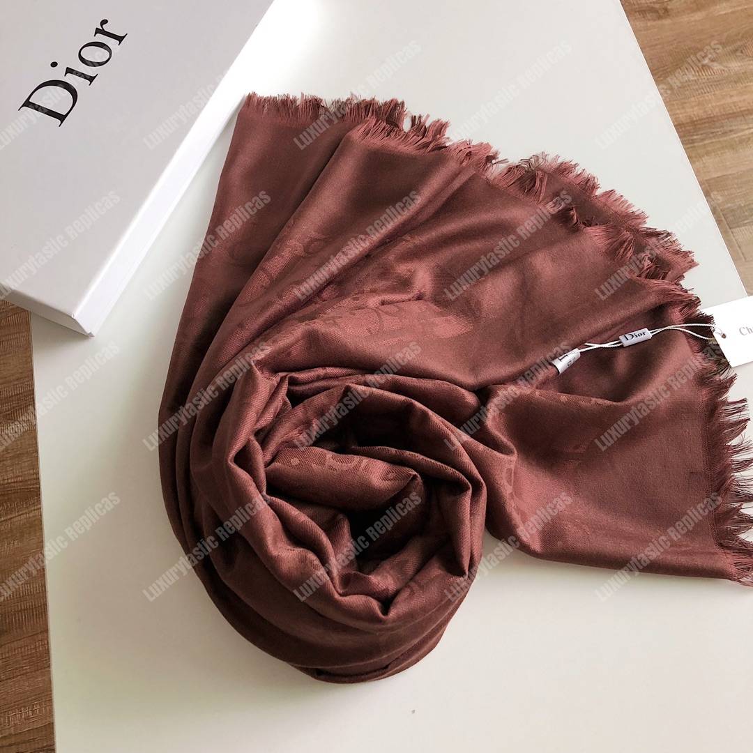 CD Brown Oblique 140 Stole
