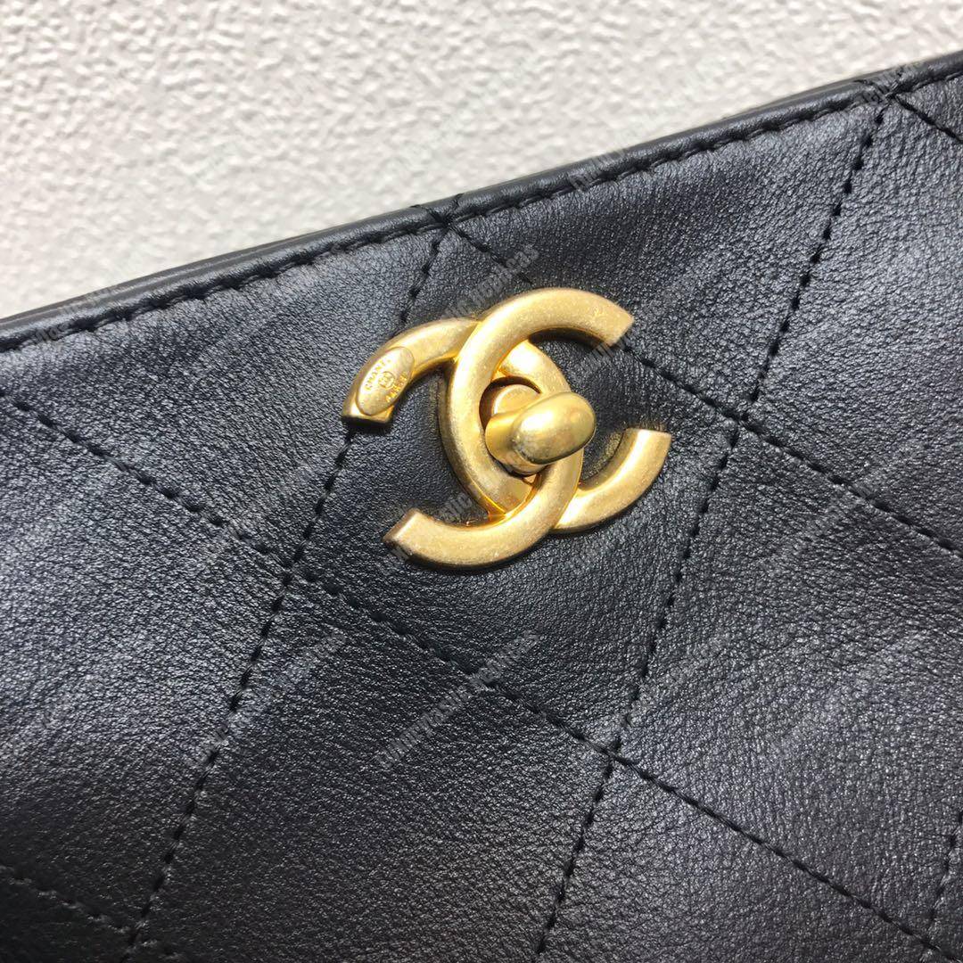 Ch*el hobo handbag black