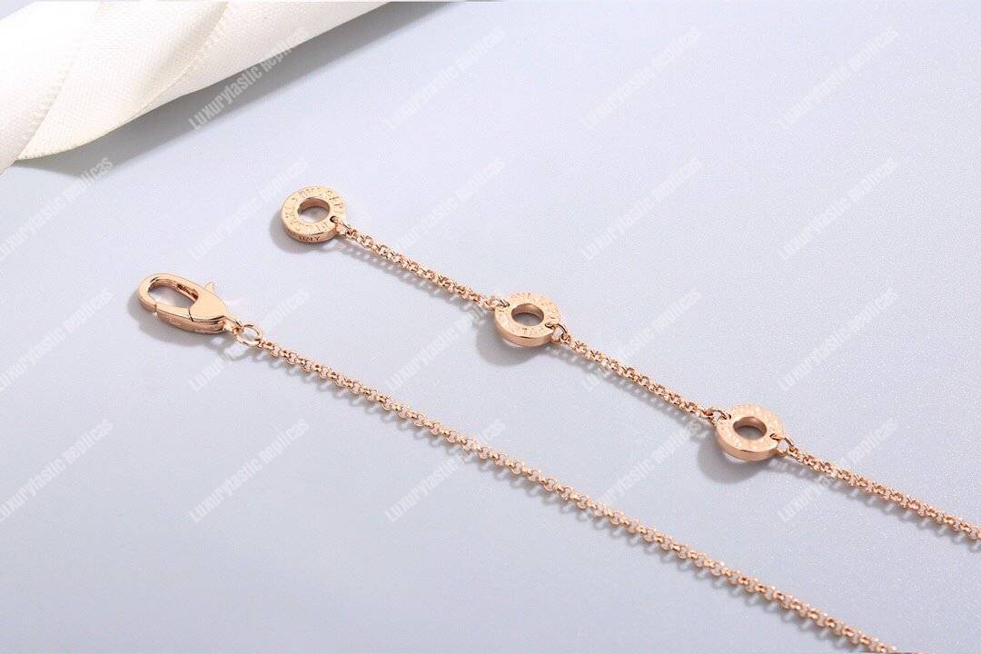 B*l*ai b.zero1 necklace rose gold brown