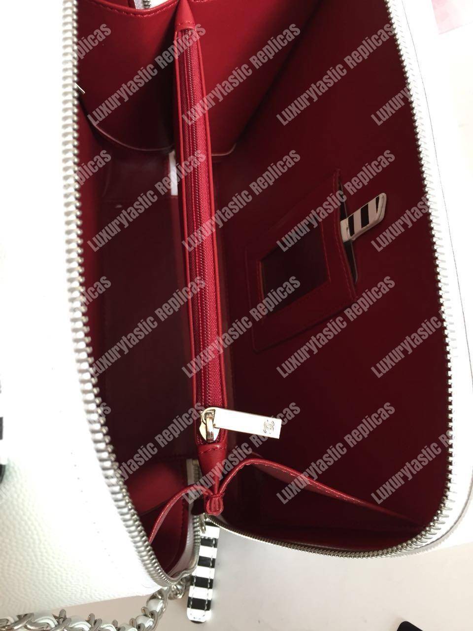 Ch*el large vanity case white