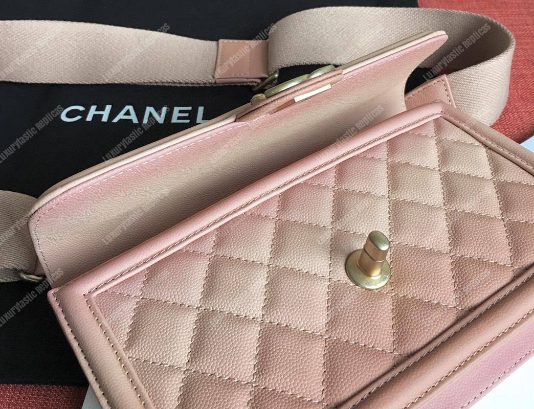 Ch*el flap bag pink