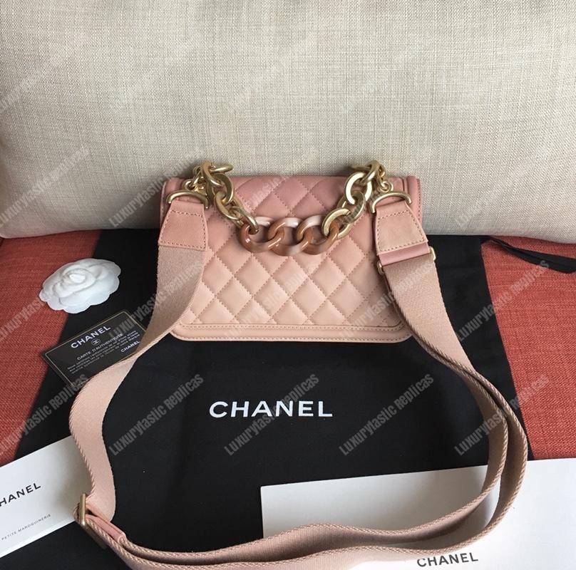 Ch*el flap bag pink