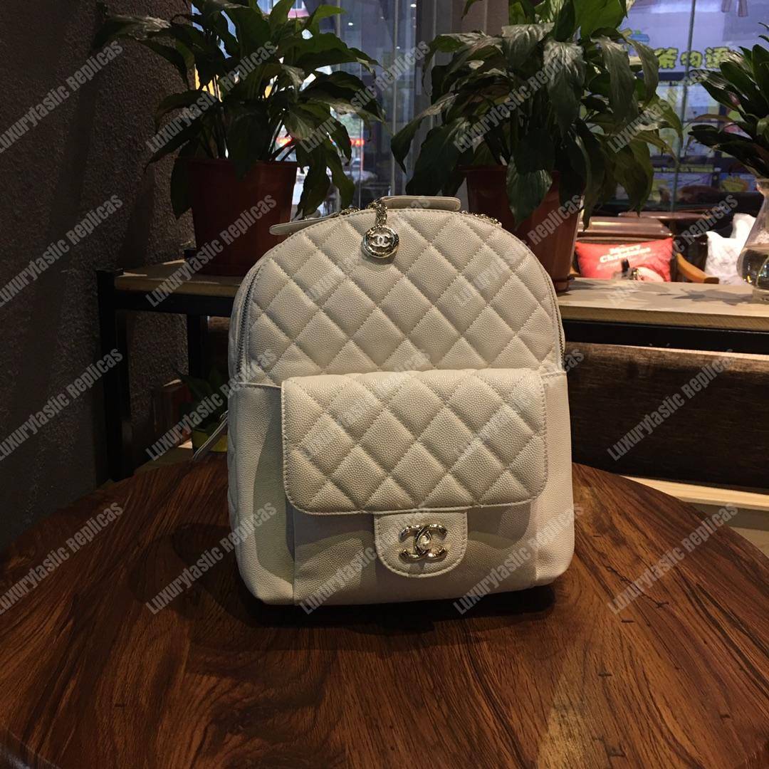 Ch*el backpack white