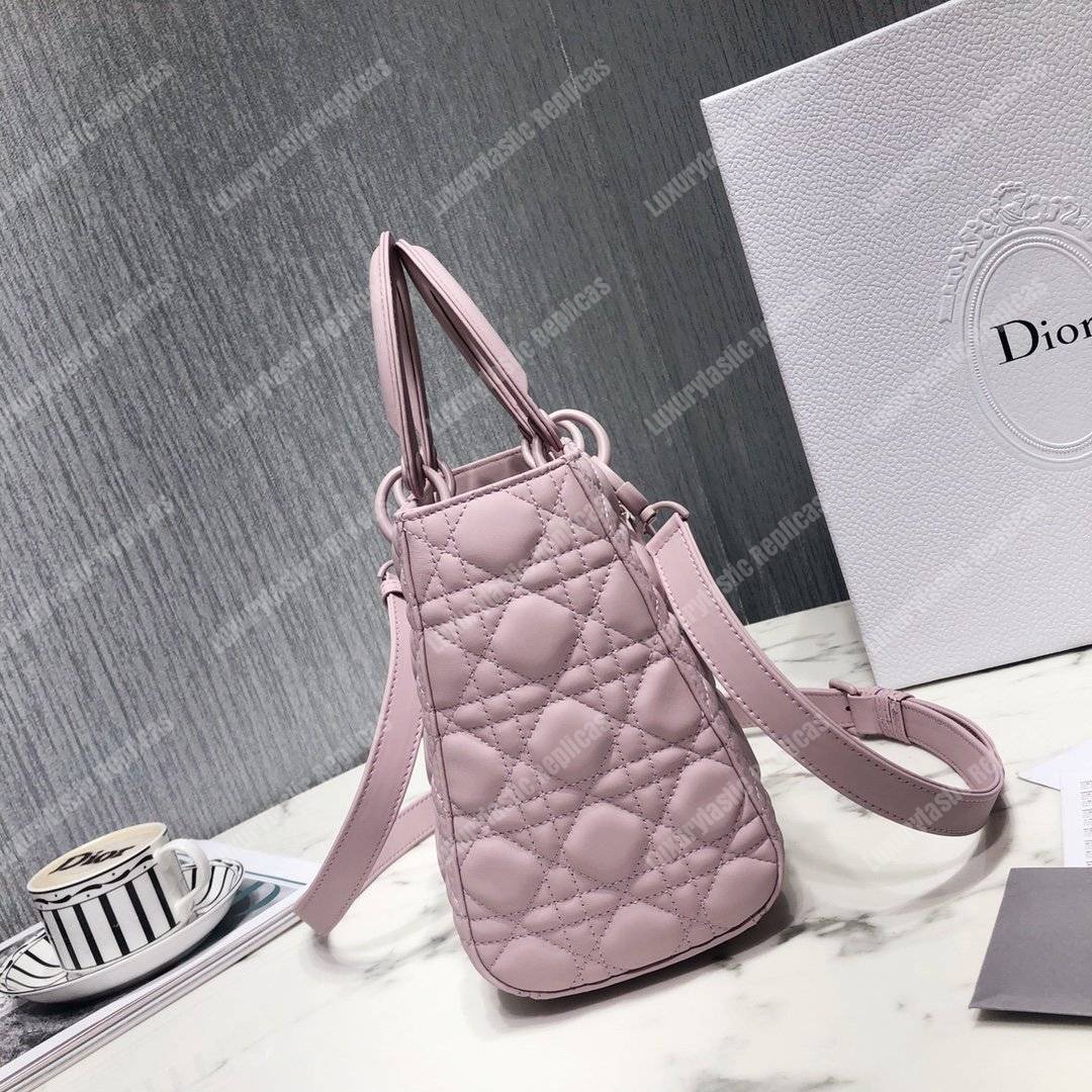 lady D*or ultra-matte medium bag pink