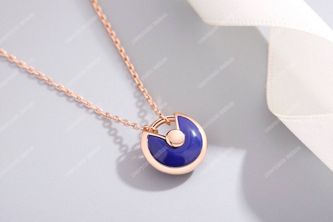 Cartier Amulette De Necklace Rose Gold