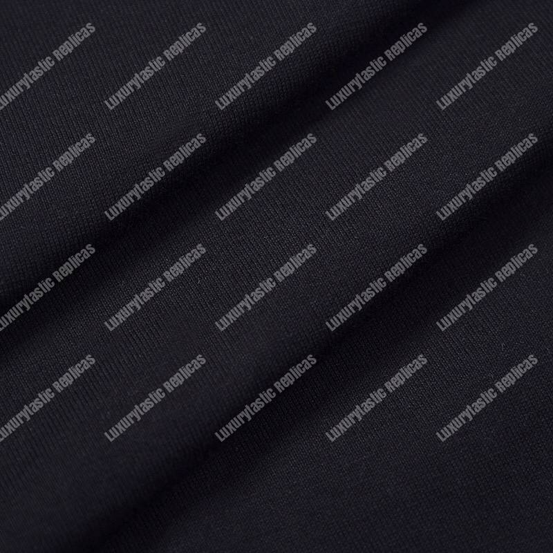 B**rry location print cotton oversized black t-shirt