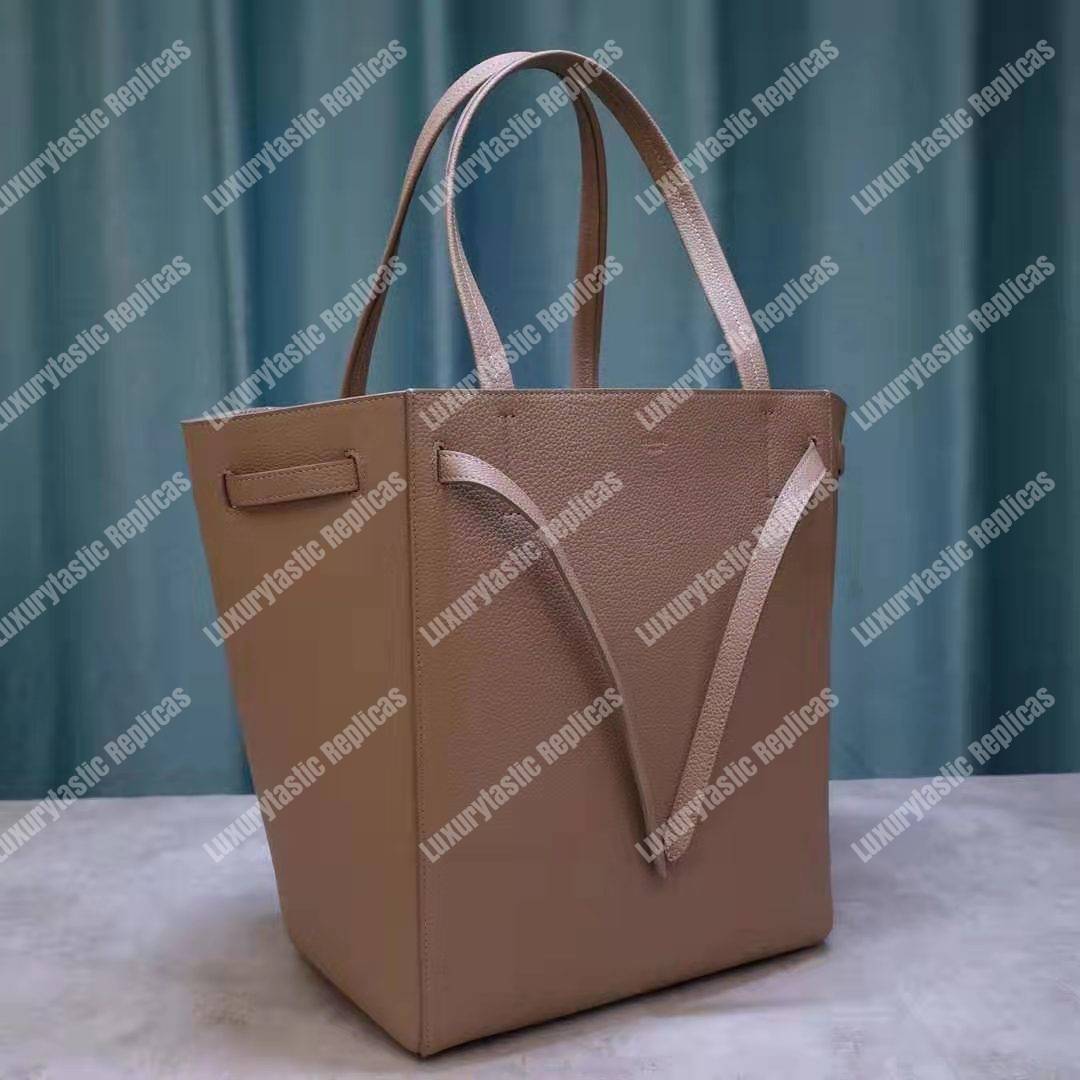 Ce**e small cabas phantom in soft grained calfskin taupe