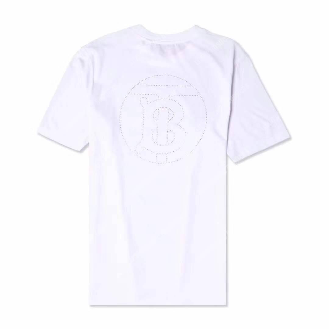 B**rry crystal monogram motif cotton oversized t-shirt