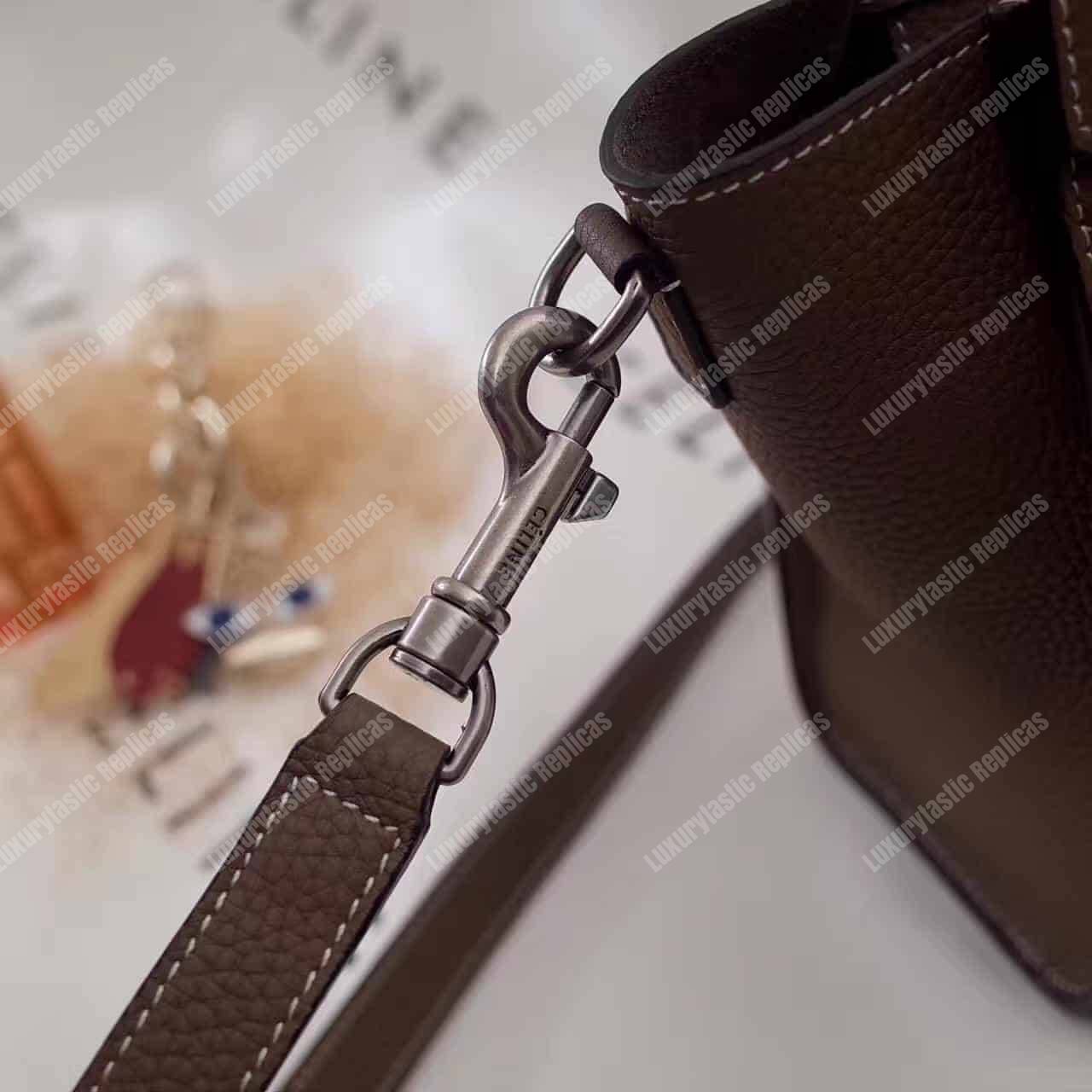Ce**e nano luggage tote saddle brown