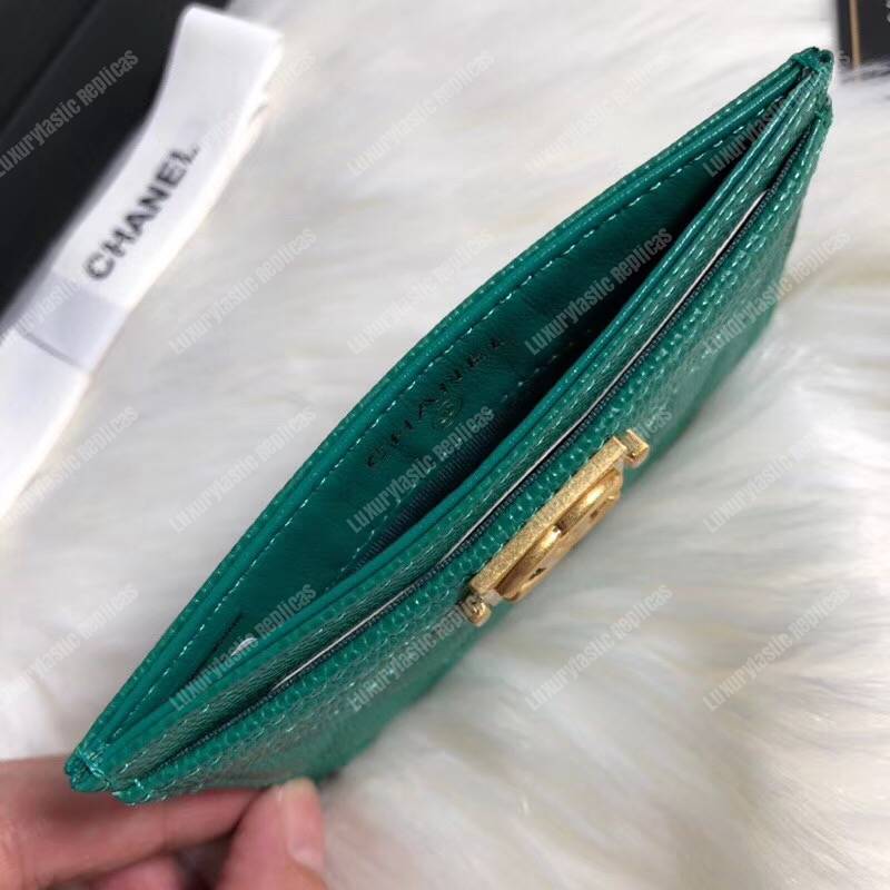 Ch*el boy card holder green