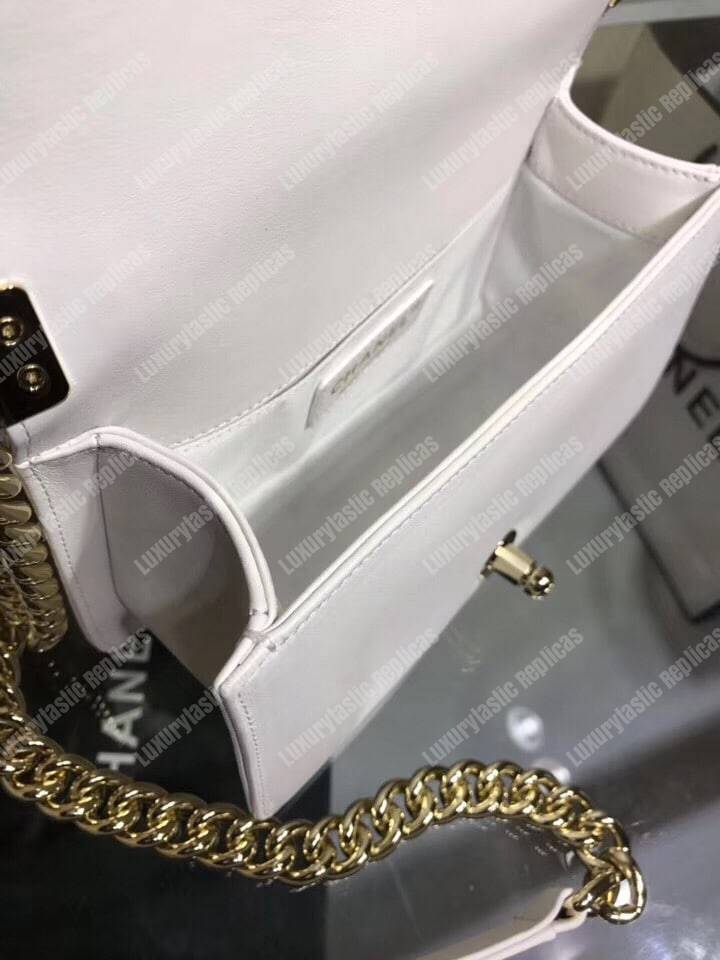 Ch*el small boy handbag white