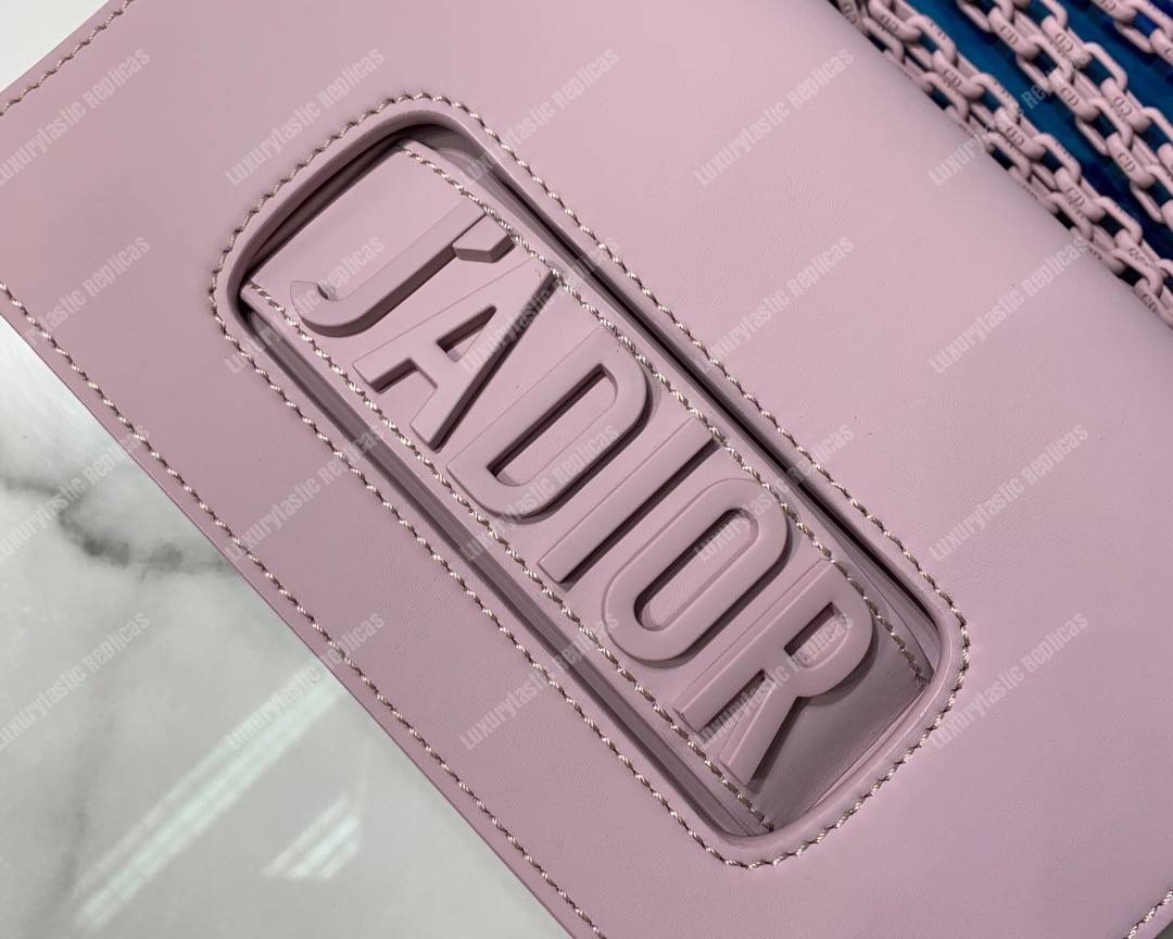 mini j’aD*or pink ultra matte flap bag