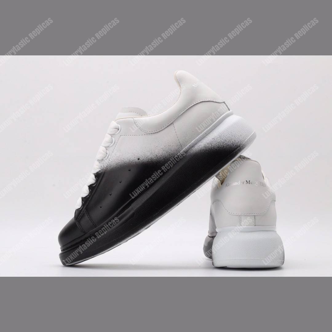 Alexander McQueen Oversized Sneaker Black Spray