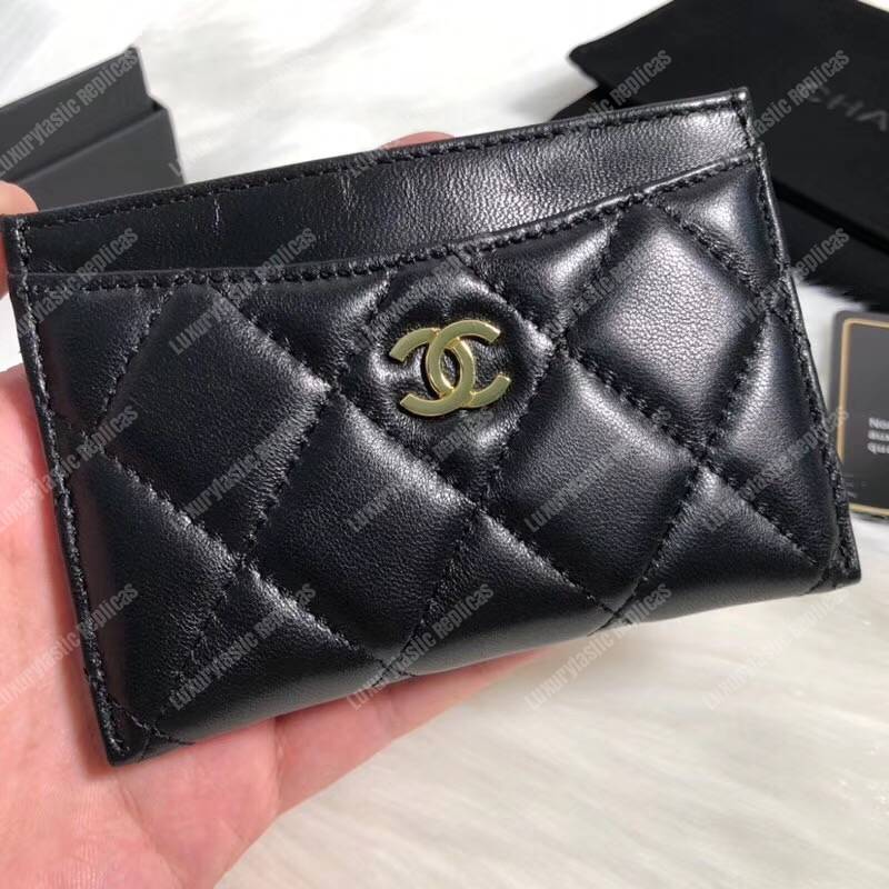 Ch*el classic card holder black