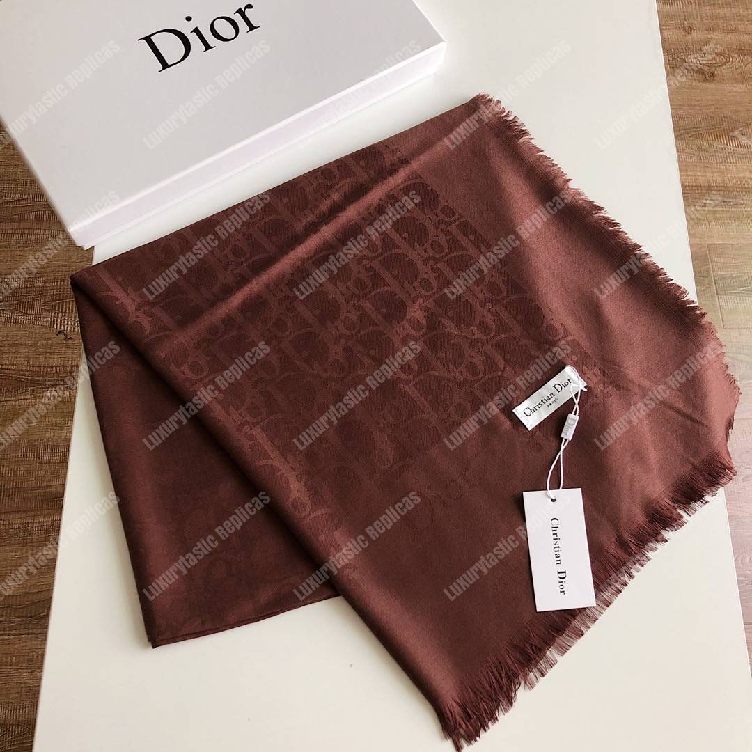 CD Brown Oblique 140 Stole