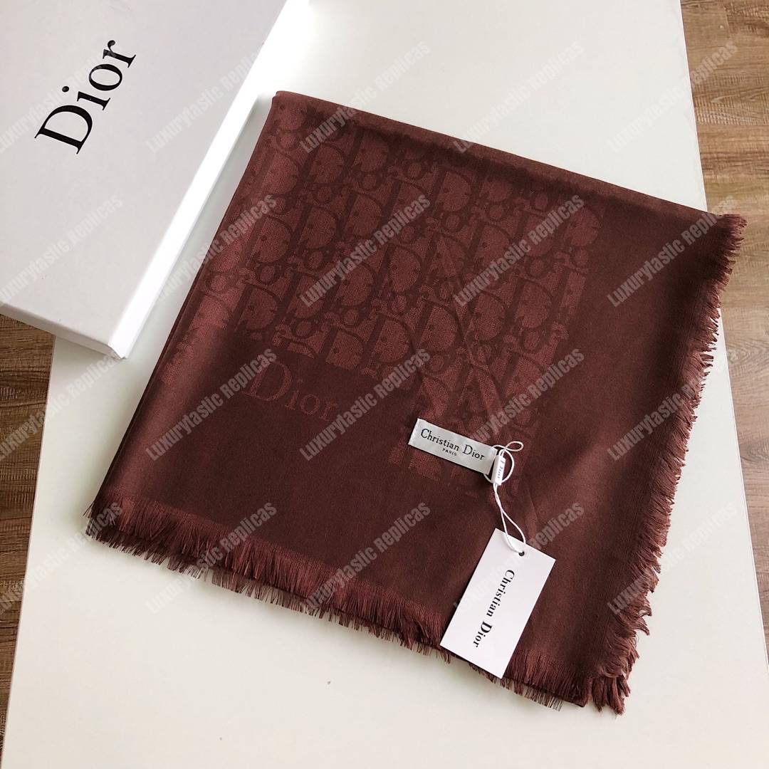 CD Brown Oblique 140 Stole