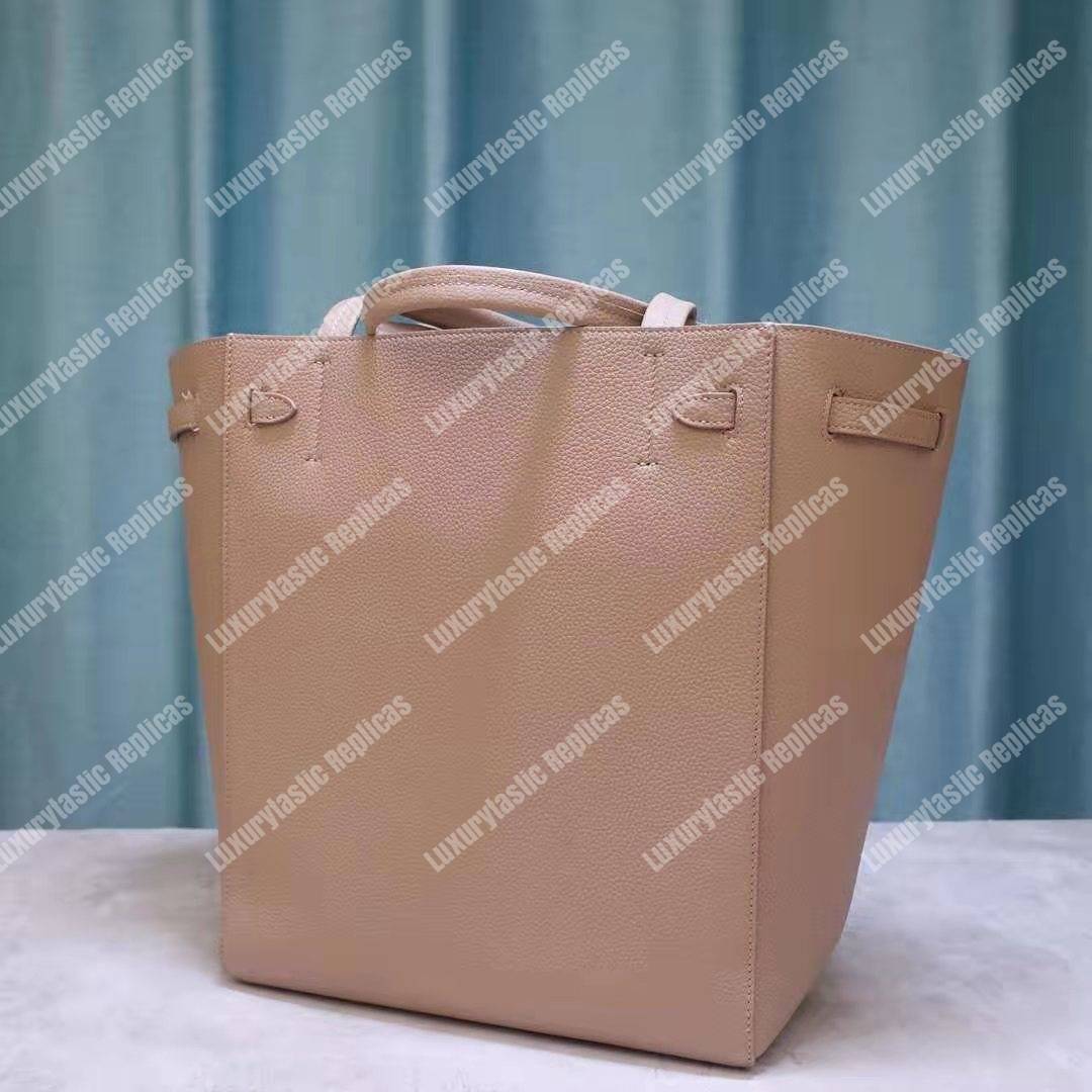 Ce**e small cabas phantom in soft grained calfskin taupe