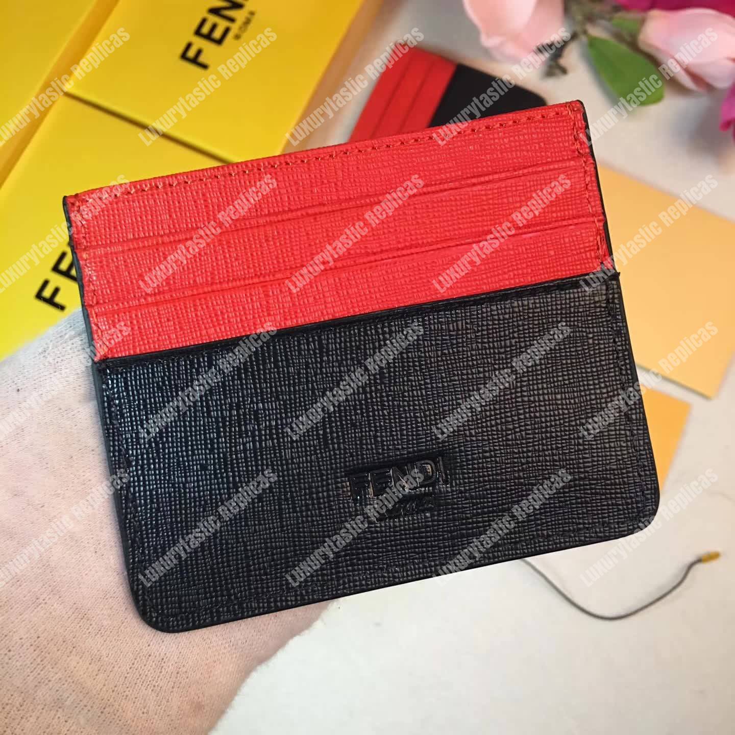 F**di multicolour card case