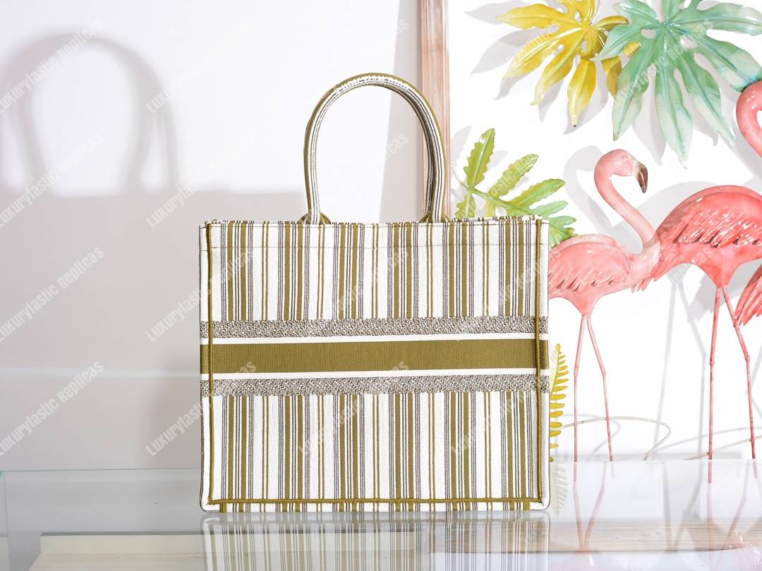 D*or book tote bag marbella exclusive khaki green