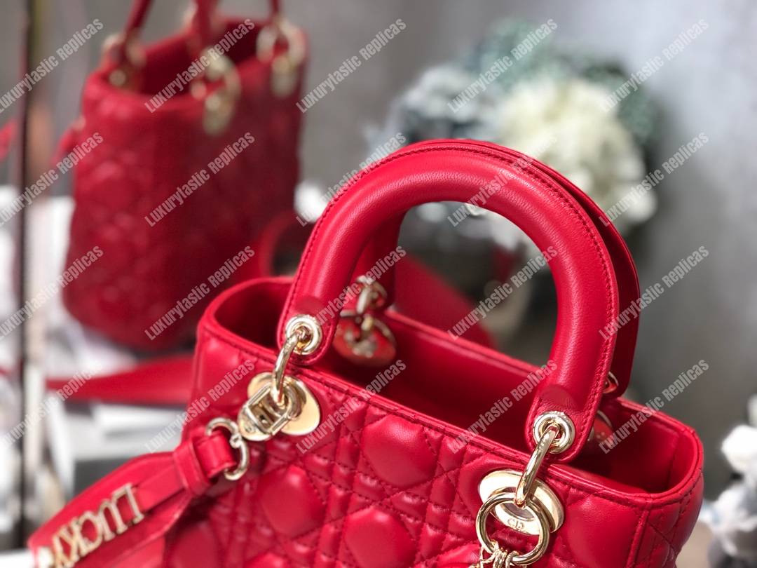 lady D*or medium bag red