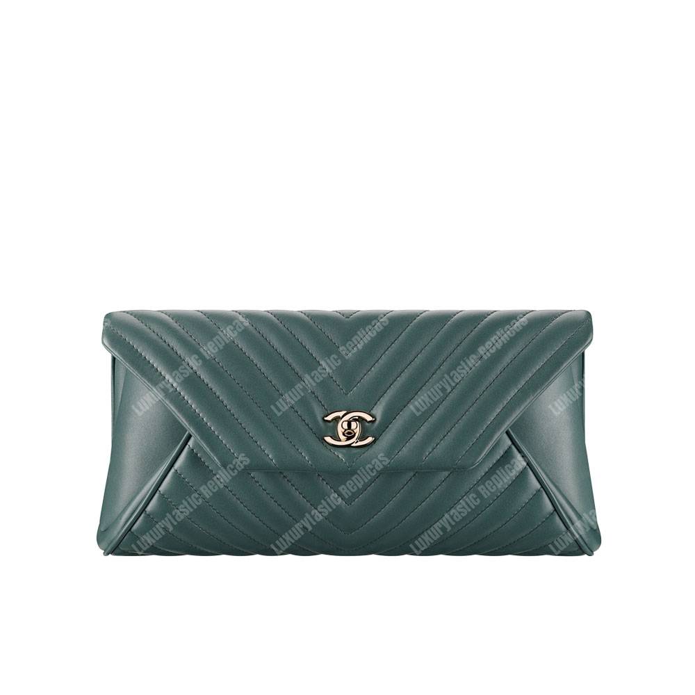 Ch*el reversed clutch green