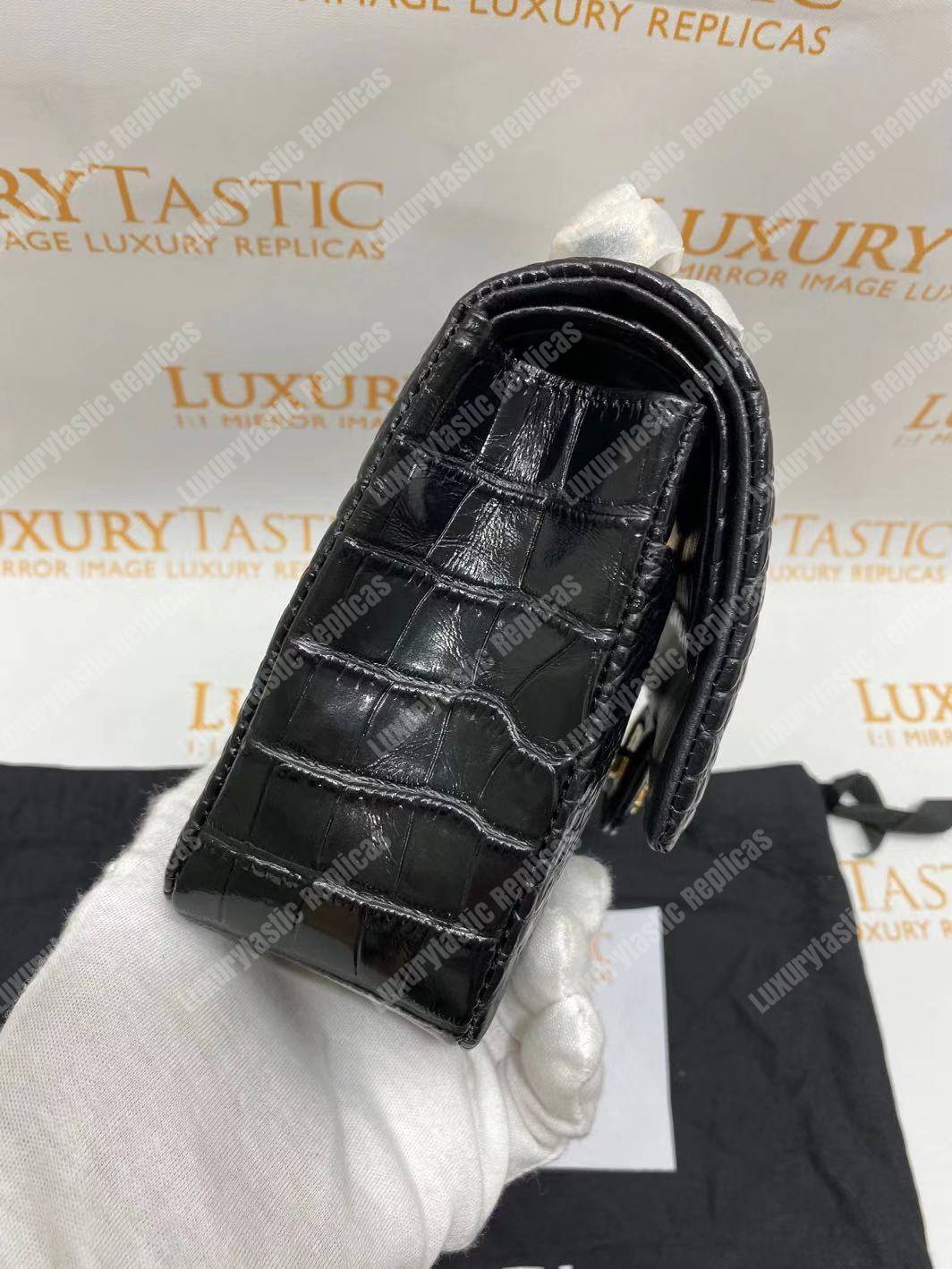 Ch*el classic medium handbag black