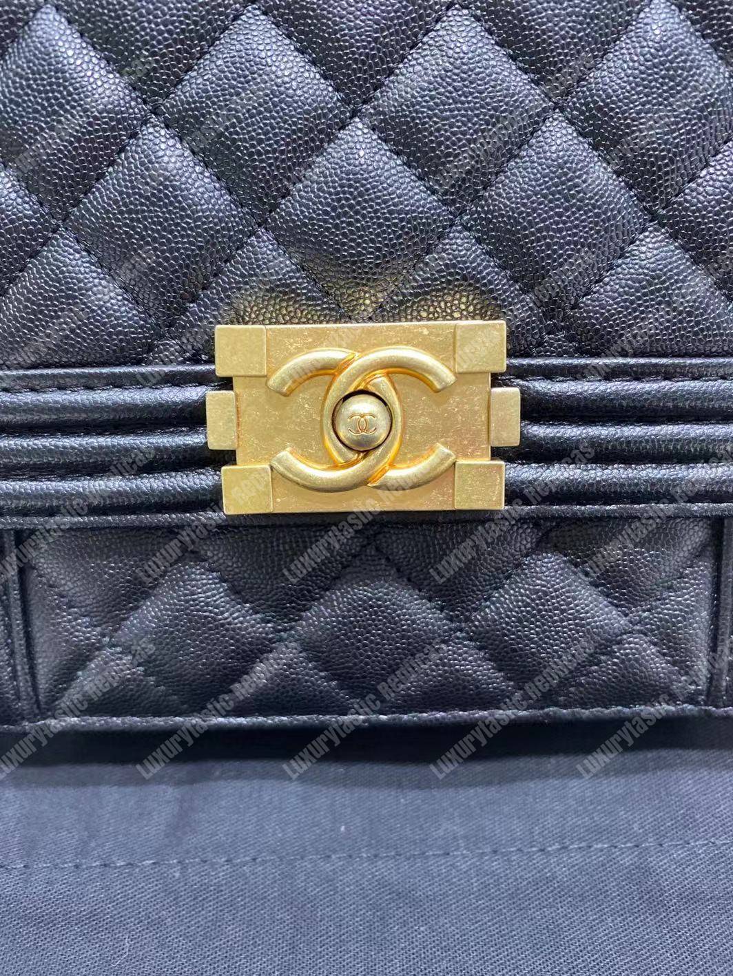 Ch*el boy handbag black