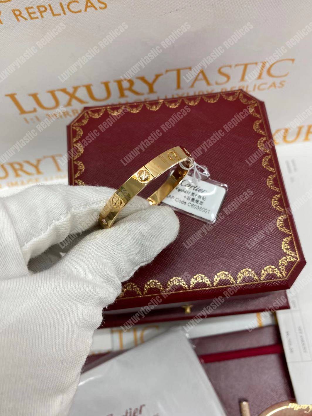 Cartier Love 4 Diamonds Bracelet