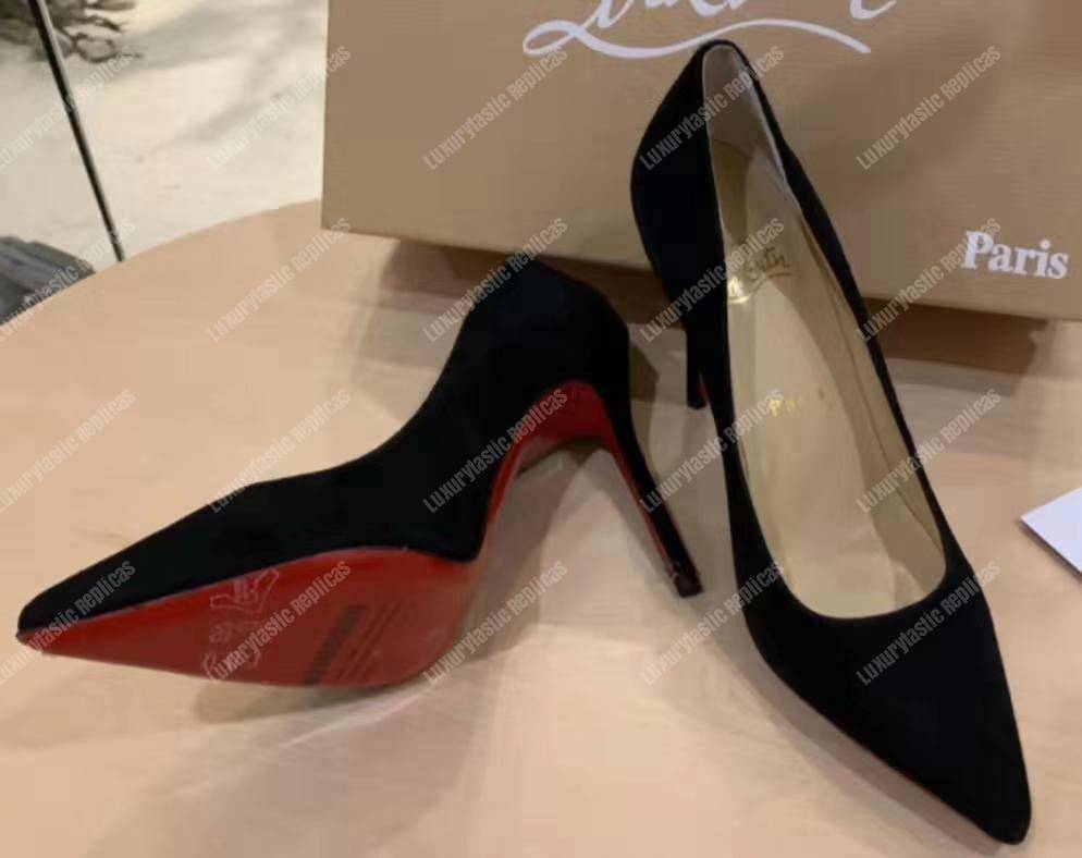Ch**an louboutin pigalle follies 100 mm black
