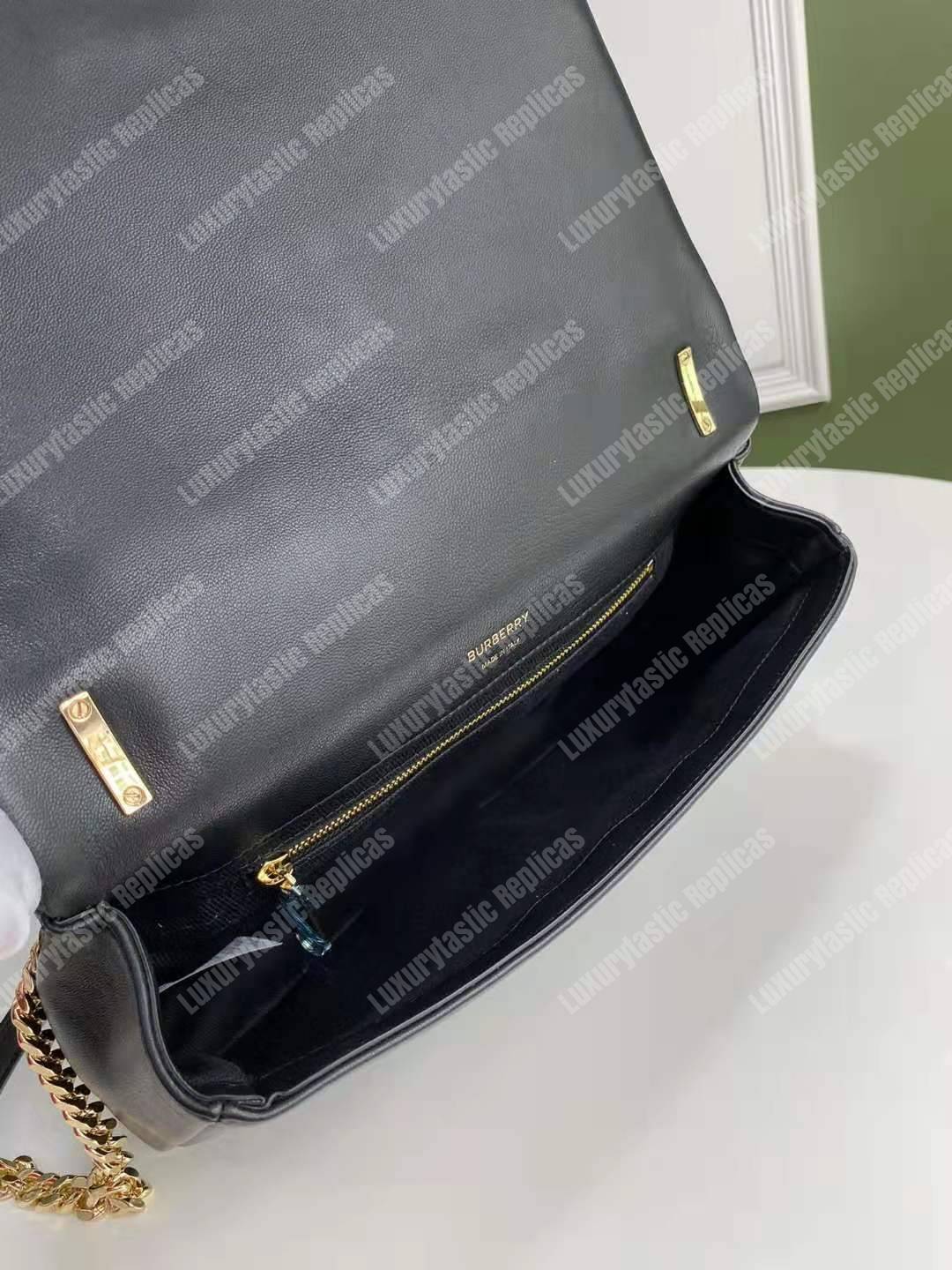 B**rry medium quilted lambskin lola bag black