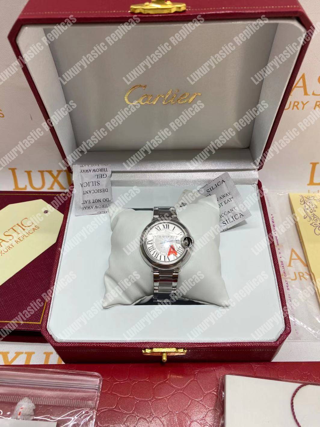 Cartier Ballon Bleu 33mm Replica Women Watch