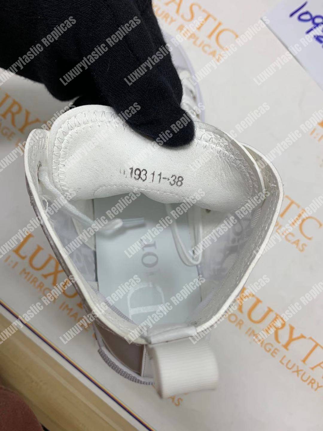 D*or “b23” high-top graded D*or oblique sneaker