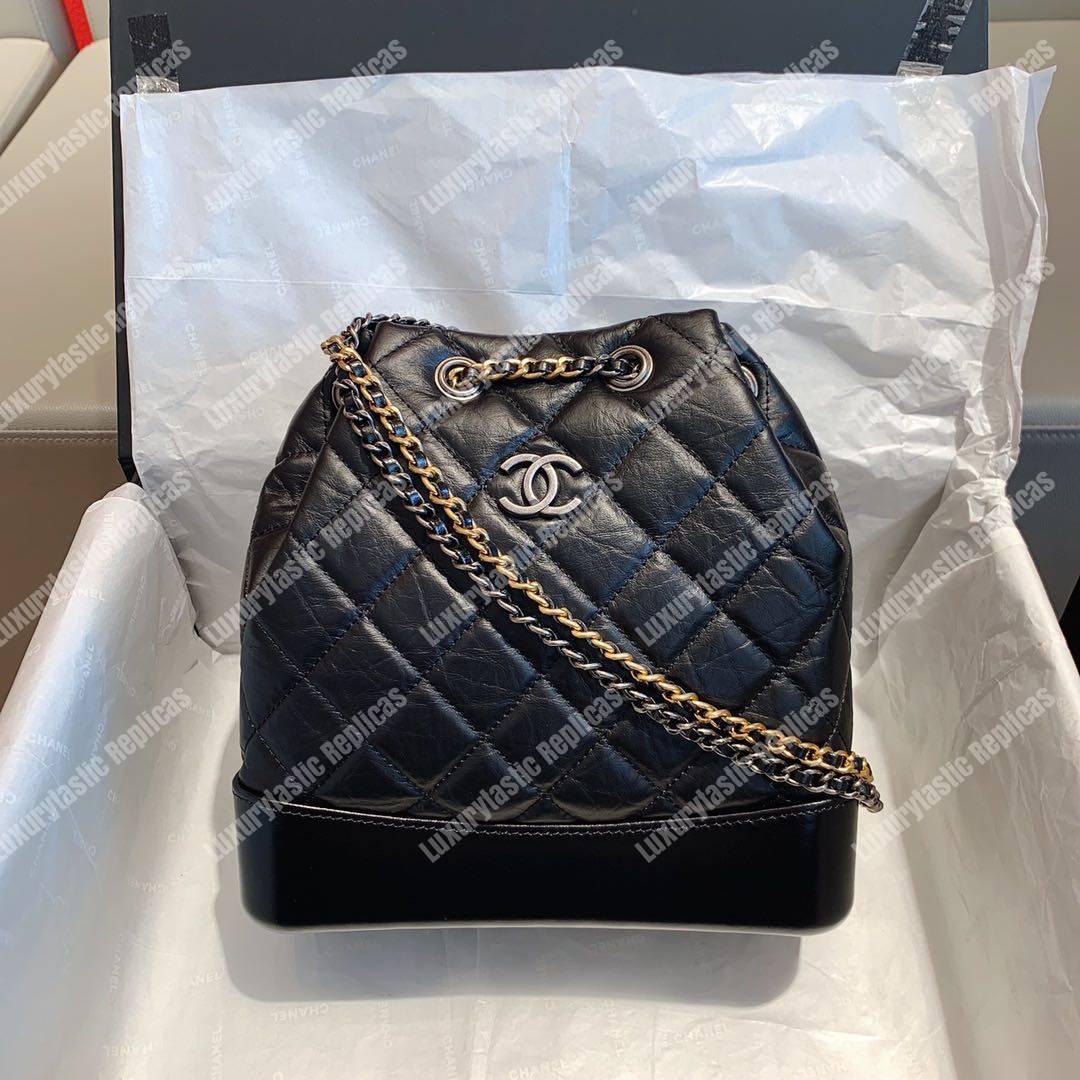 Ch*el small gabrielle backpack black