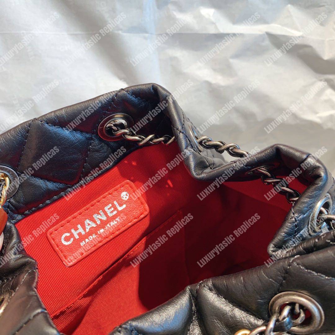 Ch*el small gabrielle backpack black
