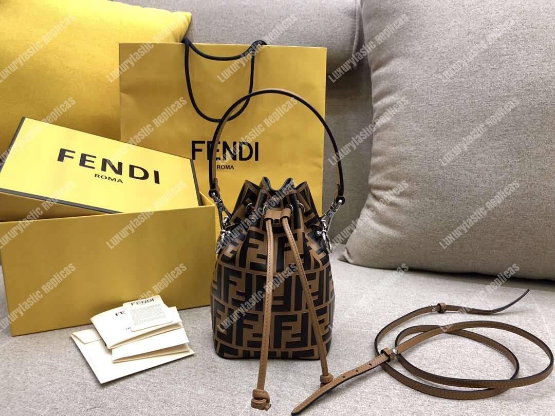 F**di mon tresor brown mini bag