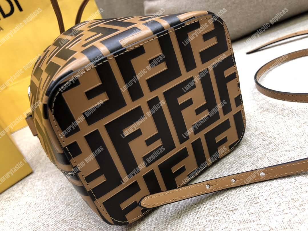 F**di mon tresor brown mini bag