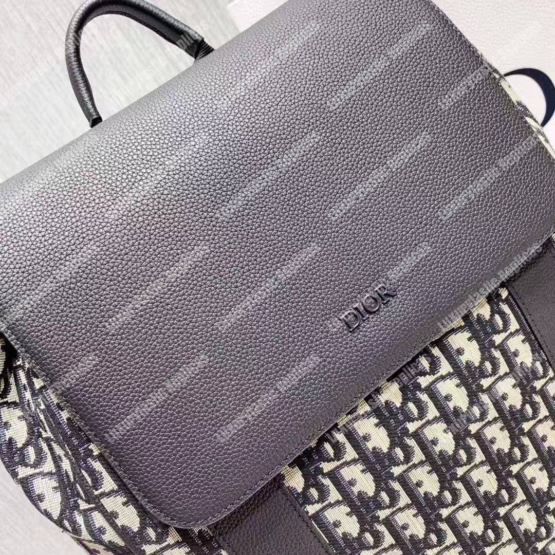 D*or beige and black D*or oblique jacquard backpack