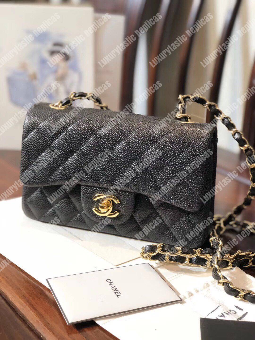Ch*el mini classic rectangle black