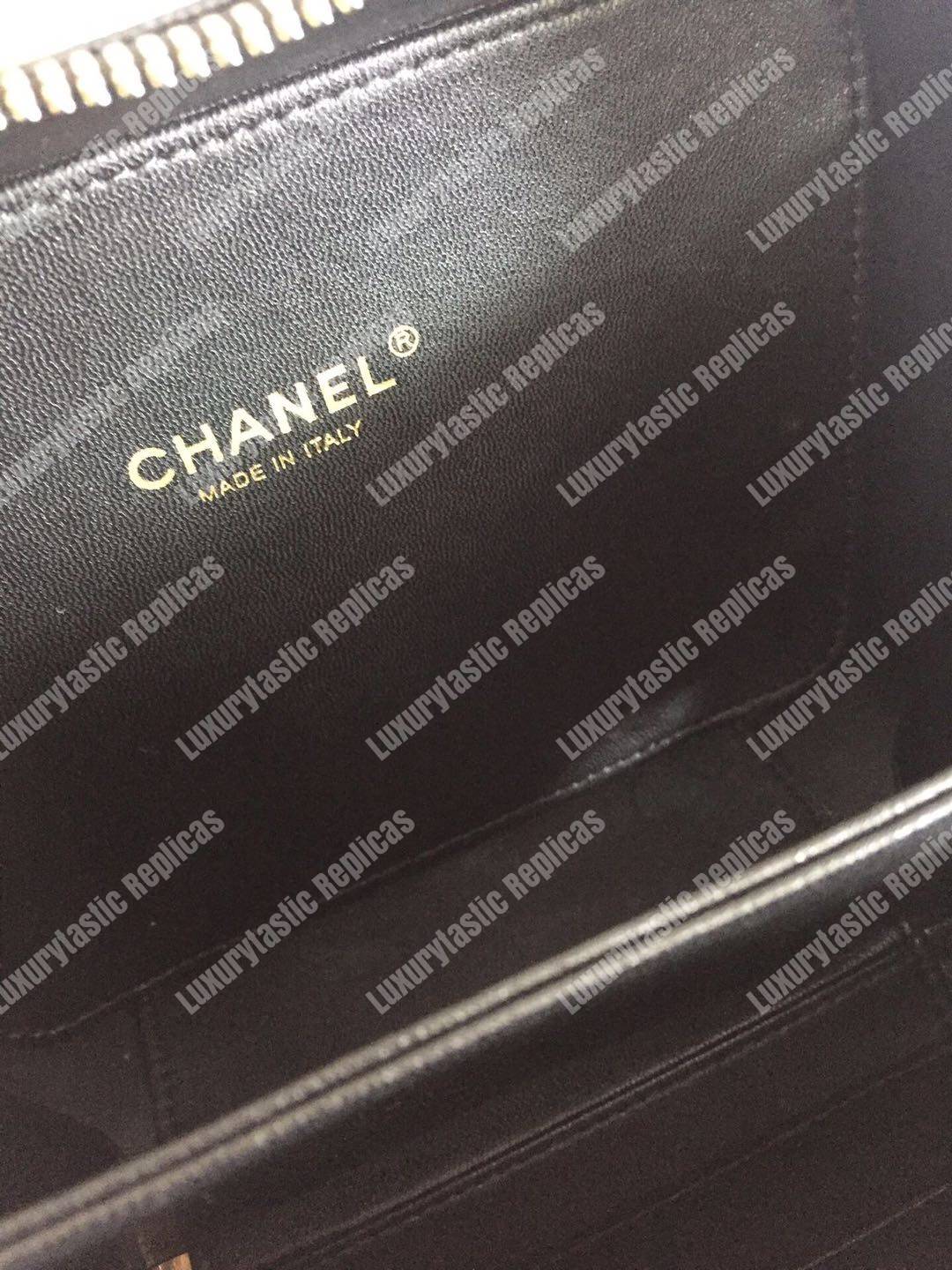 Ch*el small vanity case black