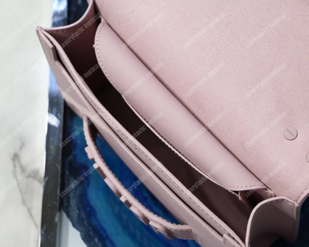mini j’aD*or pink ultra matte flap bag