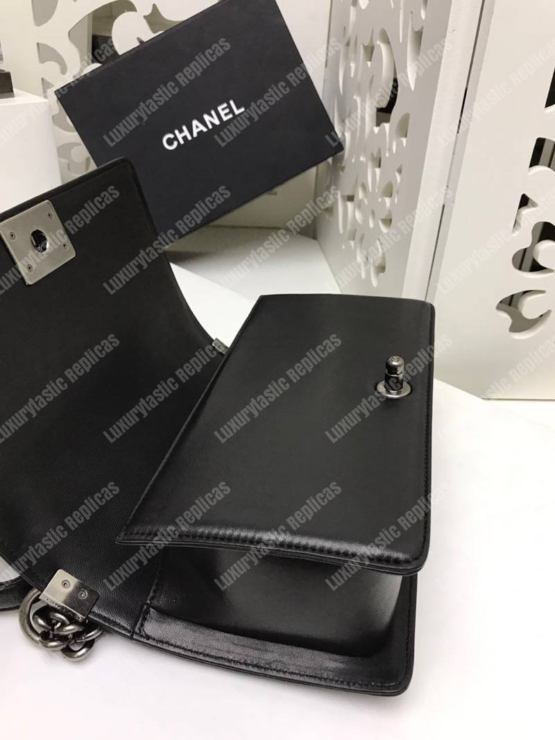 Ch*el boy handbag black