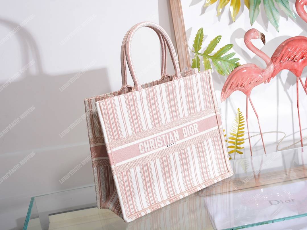 D*or book tote bag marbella exclusive pink