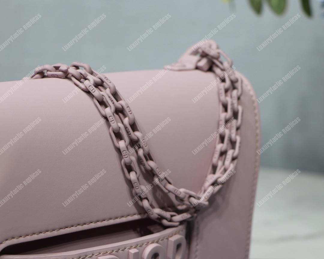 mini j’aD*or pink ultra matte flap bag