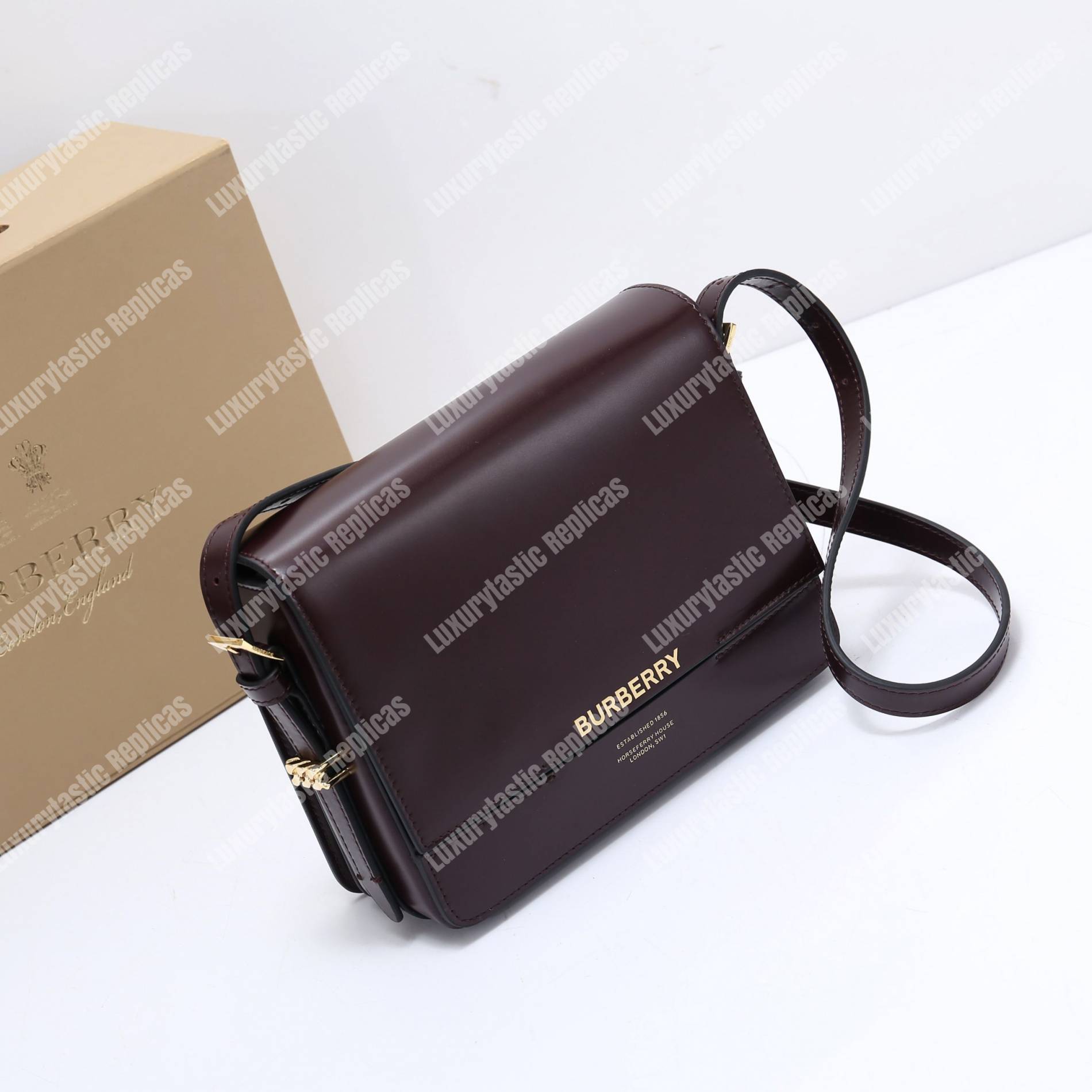 B**rry small two-tone leather grace bag brown