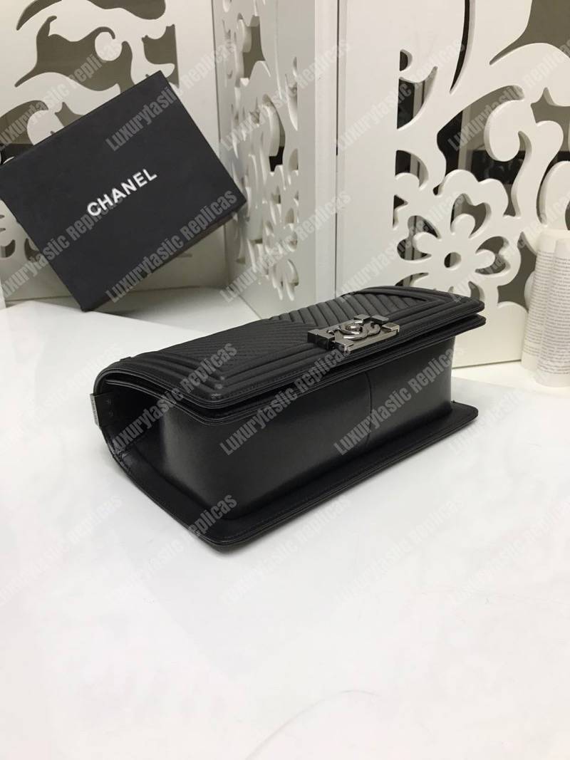 Ch*el boy handbag black