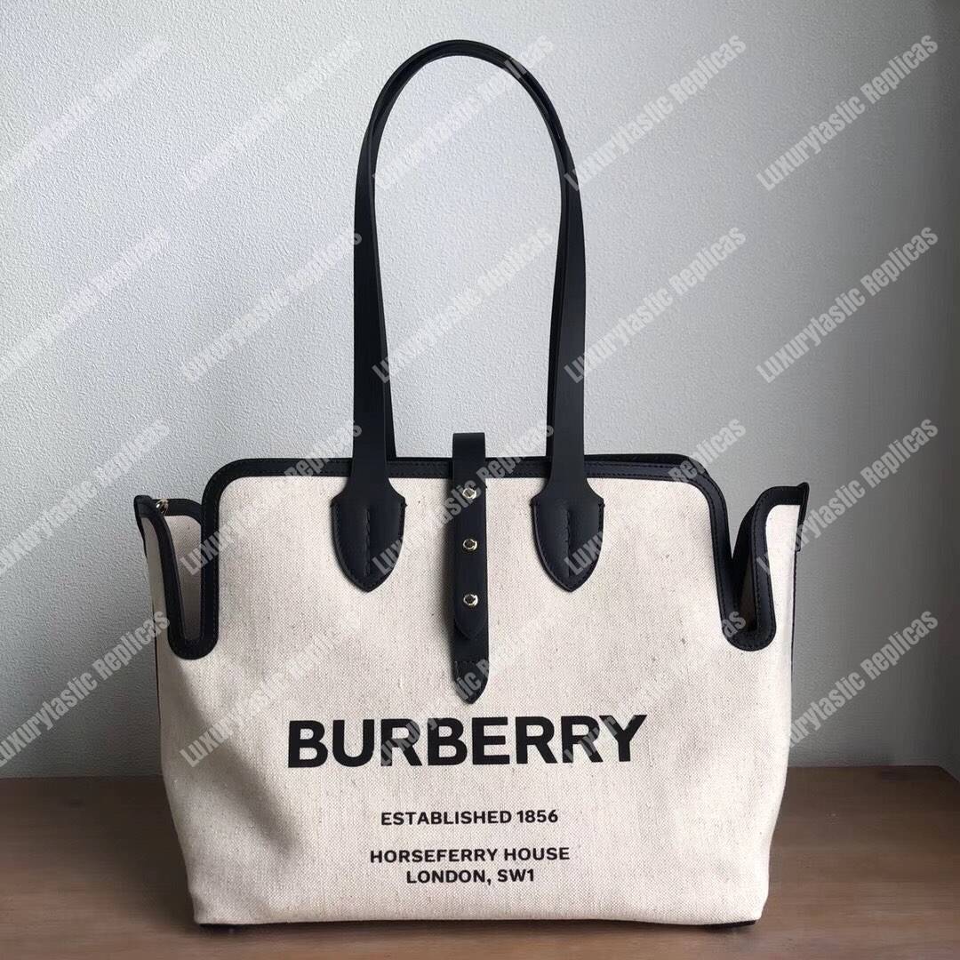 B**rry the medium soft cotton canvas belt bag black