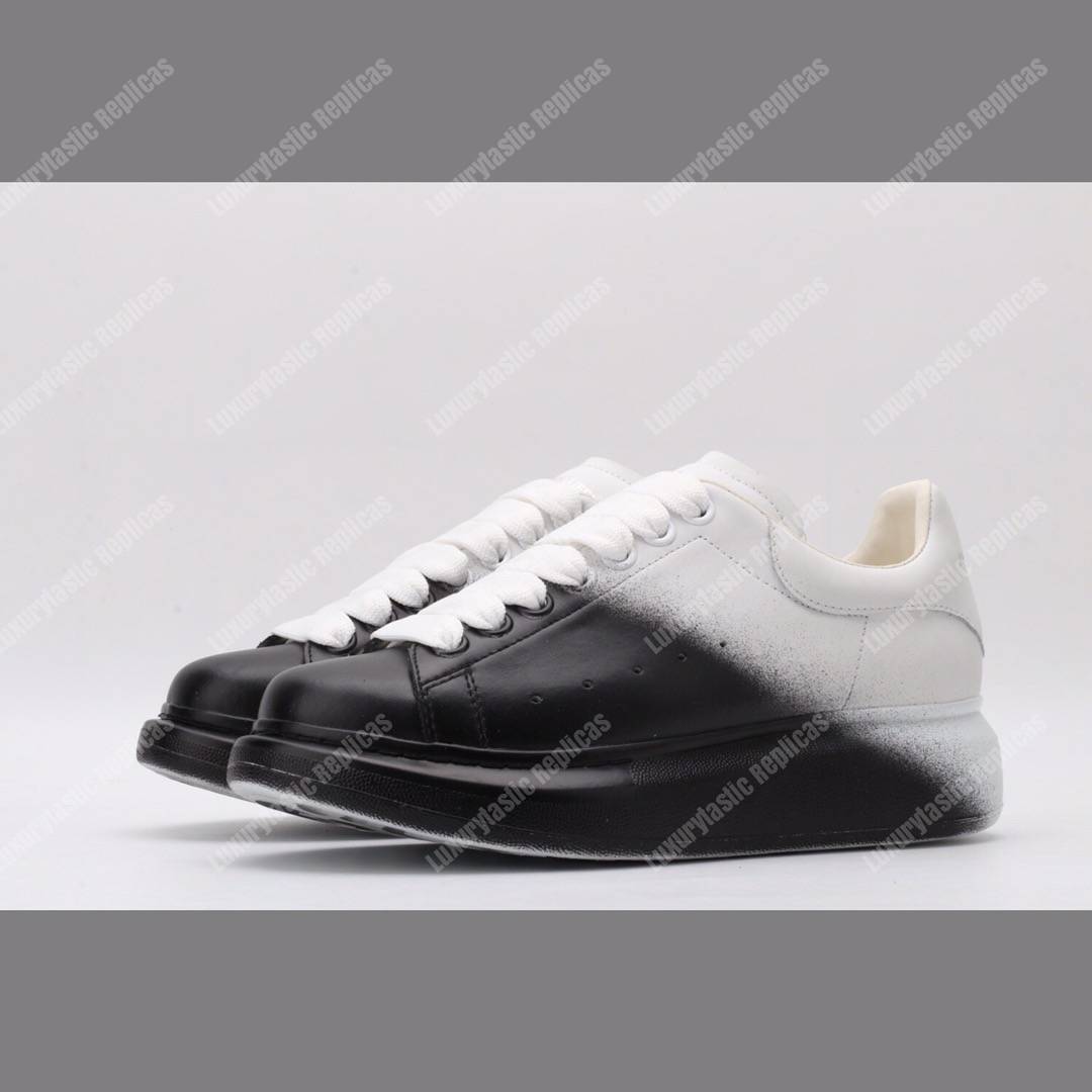 Alexander McQueen Oversized Sneaker Black Spray