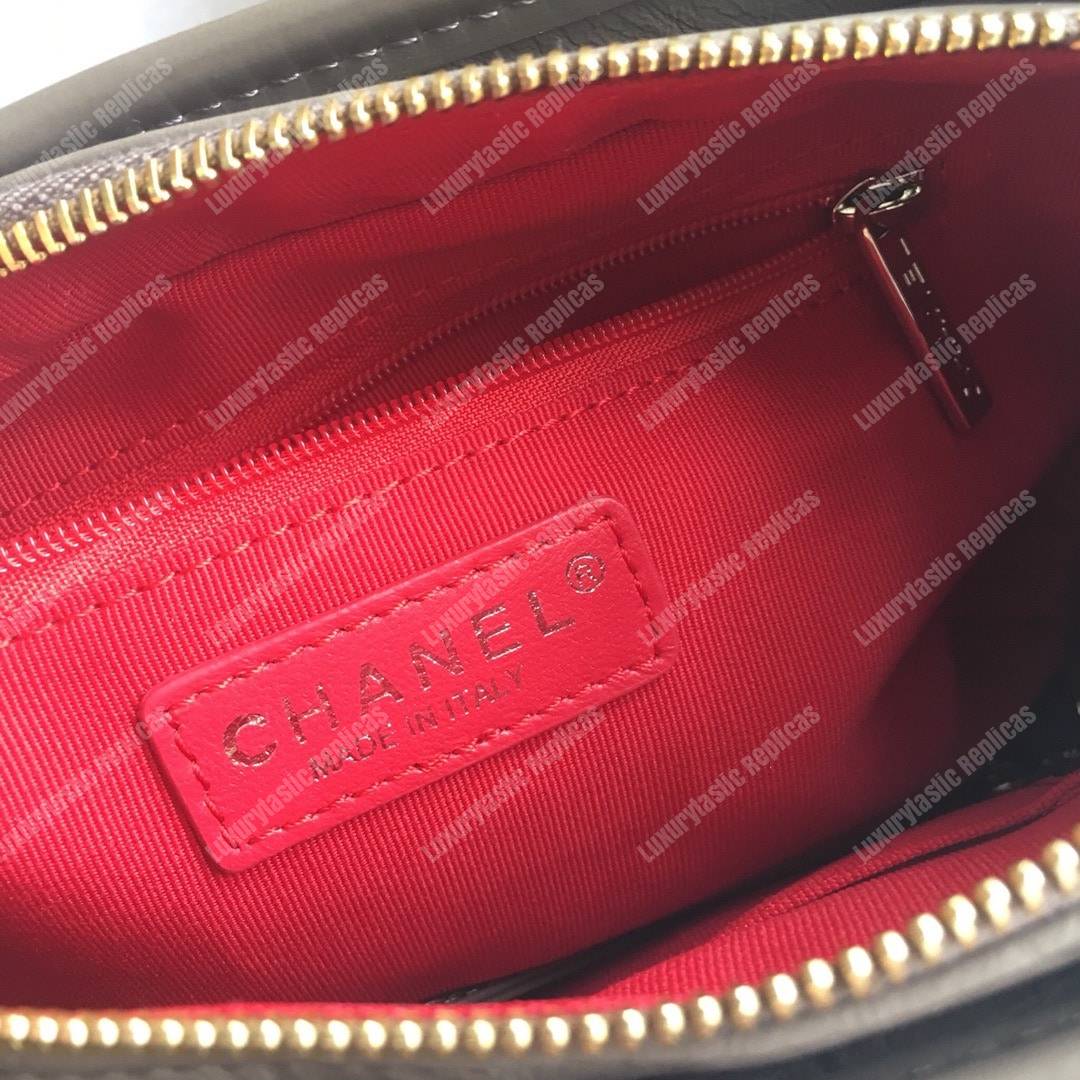 Ch*el’s gabrielle small hobo bag brown