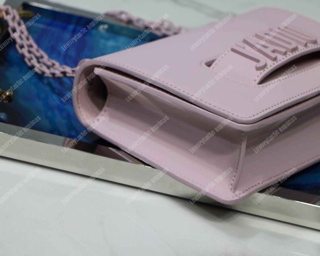 mini j’aD*or pink ultra matte flap bag