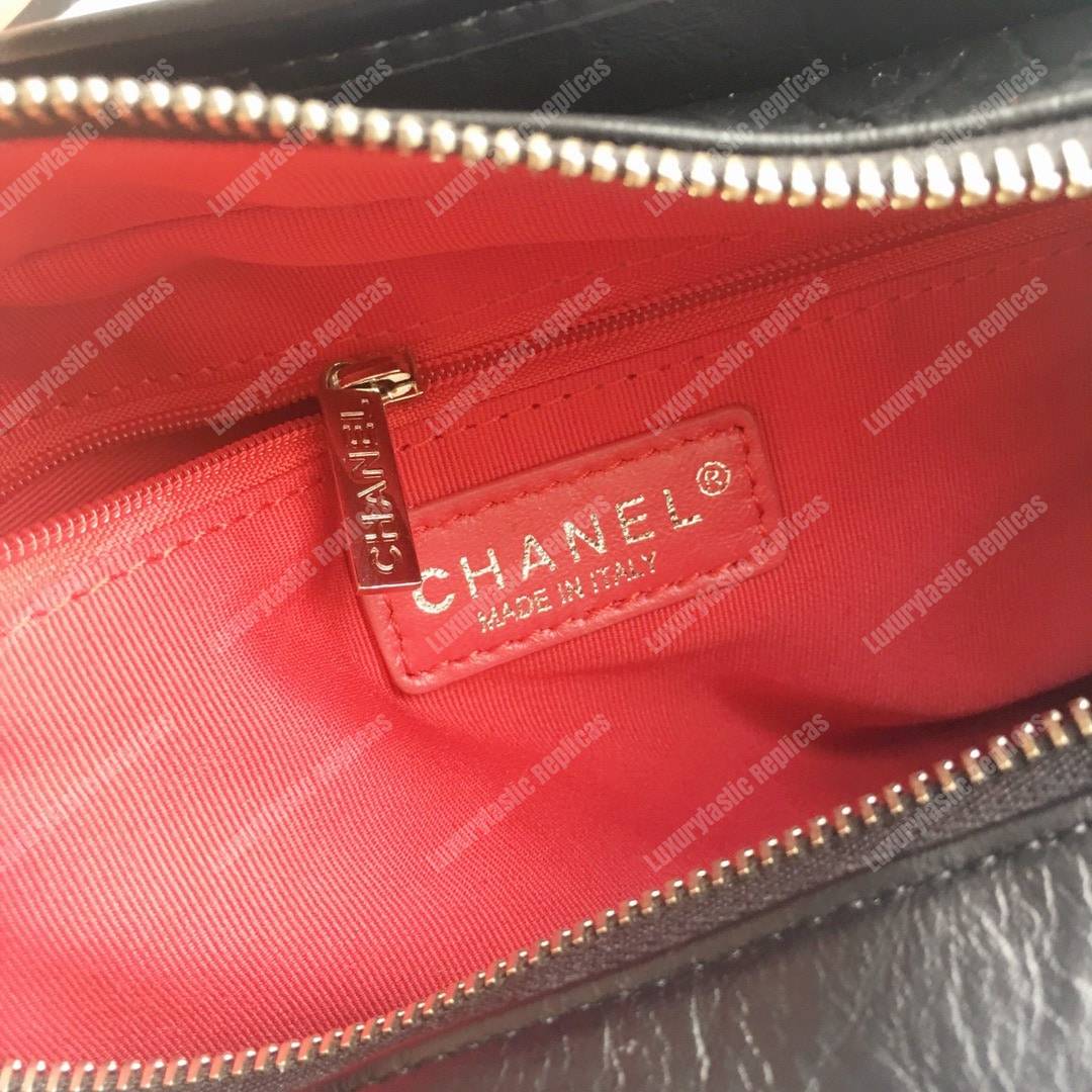 Ch*el’s gabrielle small hobo bag black
